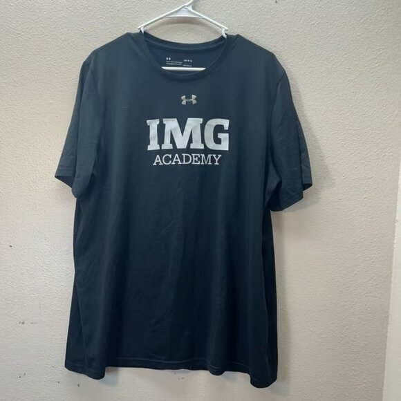 Under Armour IMG Academy Black Graphic Short Sleeve - Picture 1 of 4